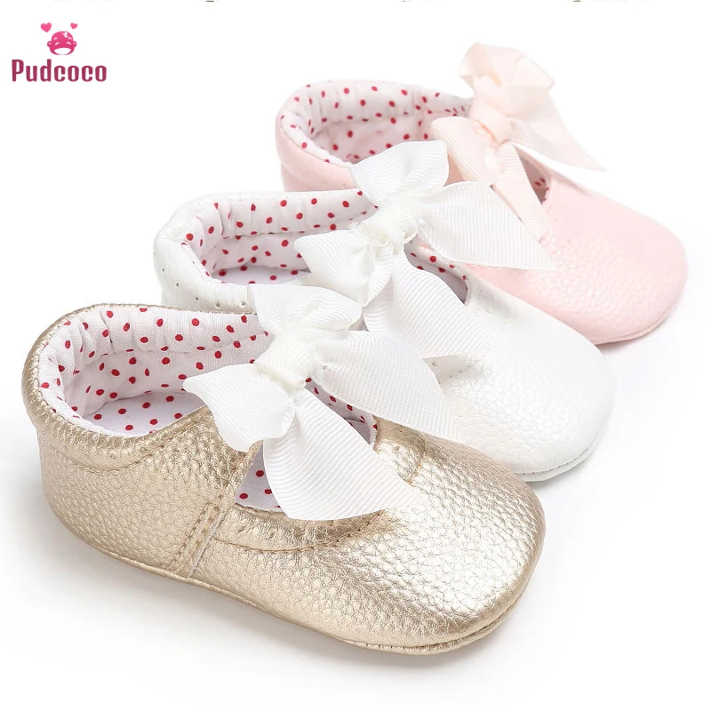 Pudcoco Brand Kids Baby Shoes Girl Leather PU Bowknot Princess Toddler Slip Into Prewalkers Tenis 0-18 M First Walkers Shoes 
Pudcoco Brand Kids Baby Shoes Girl Leather PU Bowknot Princess Toddler Slip Into Prewalkers Tenis 0-18 M First Walkers Shoes