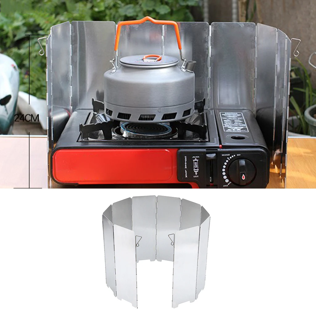 Folding Windshield Plates Outdoor Camping Kitchen BBQ Stove Picnic Wind Screen Folding Plate for Camping Gas Cooker Folding Windshield Plates Outdoor Camping Kitchen BBQ Stove Picnic Wind Screen Folding Plate for Camping Gas Cooker