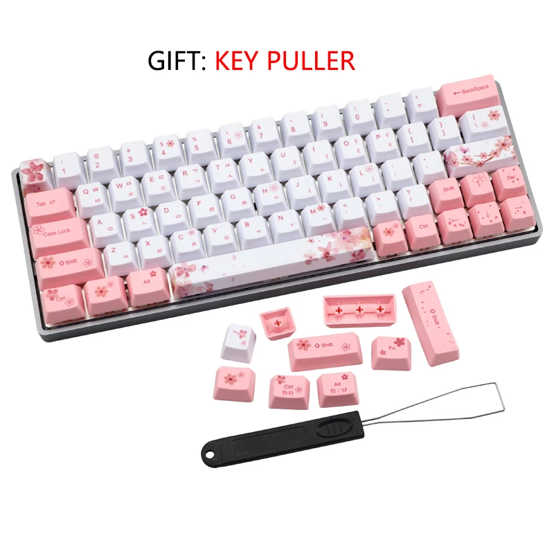 dye Subbed PBT Keycaps Korean characters 73 Keys OEM Profile For MX Switches dz60/GK64/Annie /poker keyboard Sakura Keycap
dye Subbed PBT Keycaps Korean characters 73 Keys OEM Profile For MX Switches dz60/GK64/Annie /poker keyboard Sakura Keycap