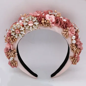 2020 Flower Hairband Compacted Crown Soft Headbands, thick Headband, Turban, Women's Headbands, Girls Accessories,Wedding Crown
2020 Flower Hairband Compacted Crown Soft Headbands, thick Headband, Turban, Women's Headbands, Girls Accessories,Wedding Crown