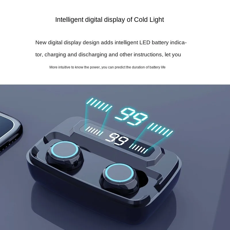 New unisex fashion M11 with LED display digital display touch 5.0 wireless bluetooth headset binaural tws
New unisex fashion M11 with LED display digital display touch 5.0 wireless bluetooth headset binaural tws