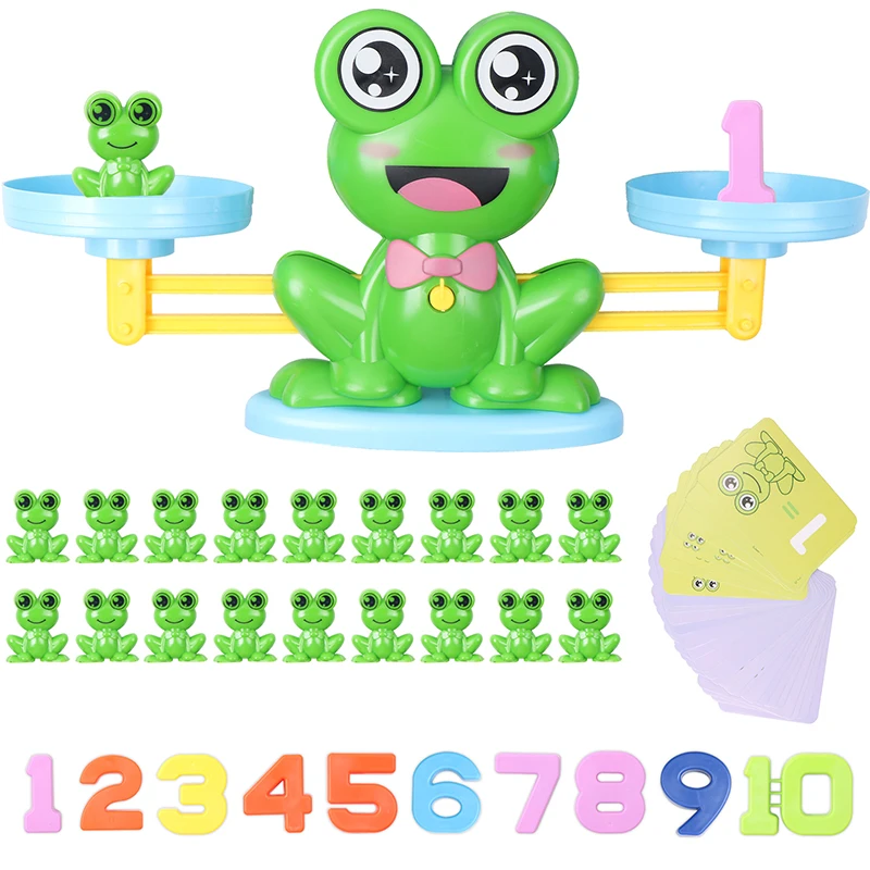 Cartoon Frog Balance Toys Creative Math Game Number Arithmetic Counting Educational Kids Learning Interactive Toy
Cartoon Frog Balance Toys Creative Math Game Number Arithmetic Counting Educational Kids Learning Interactive Toy