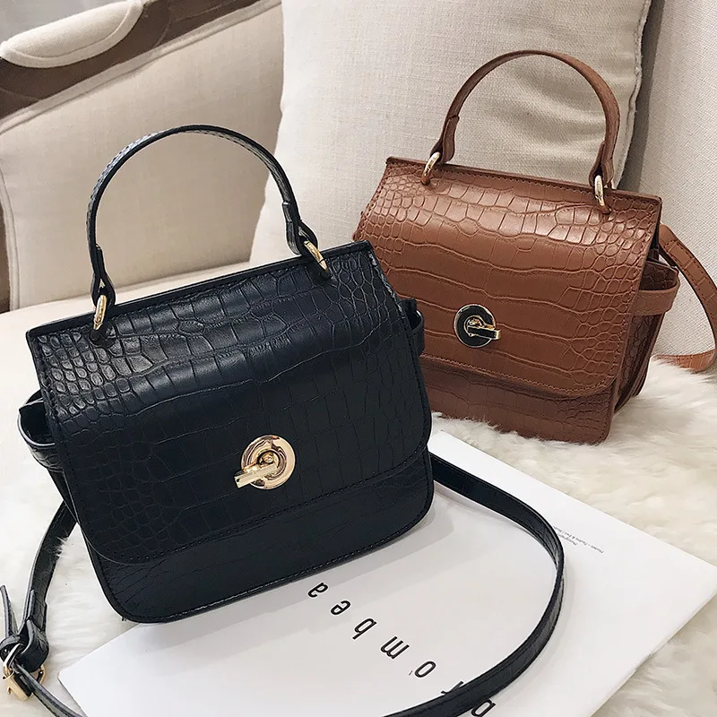 Korean-style Crocodile Pattern Stereo Pu Square Sling Bag Lock Simple One-Shoulder Oblique WOMEN'S Bag
Korean-style Crocodile Pattern Stereo Pu Square Sling Bag Lock Simple One-Shoulder Oblique WOMEN'S Bag