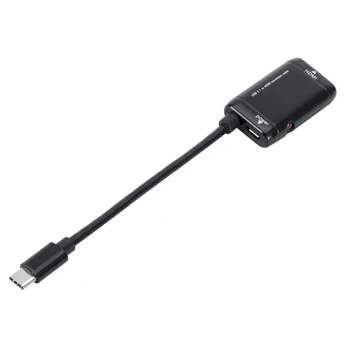 USB-C to HDMI Female Adapter, USB 3.1 Type C to HDMI Converter Cord for HD Video to HDTV, Monitors, Projectors
USB-C to HDMI Female Adapter, USB 3.1 Type C to HDMI Converter Cord for HD Video to HDTV, Monitors, Projectors