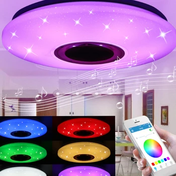 Modern LED Panel Lamp Round Simple Night Lamp Music Light for Dining Room Balcony Bedroom with Remote Control
Modern LED Panel Lamp Round Simple Night Lamp Music Light for Dining Room Balcony Bedroom with Remote Control