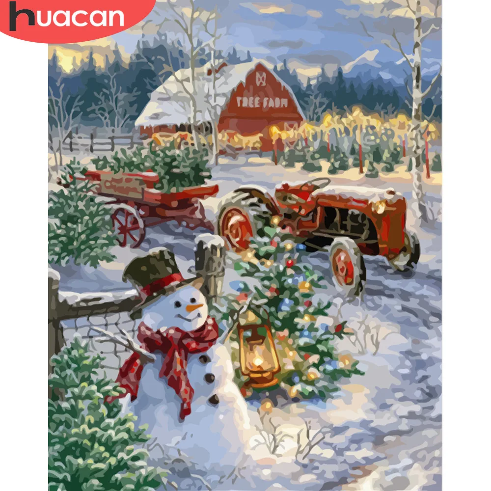 HUACAN Pictures By Numbers Snowman Christmas Frameless Paint On Canvas Hand Painted Oil Painting Drawing DIY Arts
HUACAN Pictures By Numbers Snowman Christmas Frameless Paint On Canvas Hand Painted Oil Painting Drawing DIY Arts
