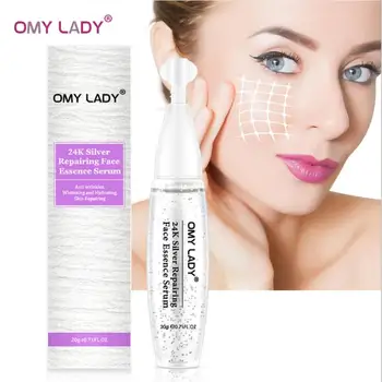 20G 24K Silver Repairing Face Essence Serum face serum Skin Care shrink pores Anti Aging Intensive Lifting Firming
20G 24K Silver Repairing Face Essence Serum face serum Skin Care shrink pores Anti Aging Intensive Lifting Firming