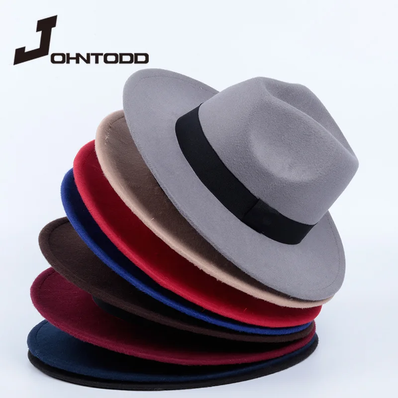 Brand Winter and Autumn Faux Wool Women's Men's Women's Fedora Top Jazz Hat European and American Round Hat Bowler Hat Casual
Brand Winter and Autumn Faux Wool Women's Men's Women's Fedora Top Jazz Hat European and American Round Hat Bowler Hat Casual