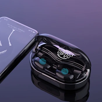 Wireless Earbuds, Bluetooth Headphones Sweatproof Earbuds, in Ear Headphones Hifi Earphones,Noise Canceling for Sports
Wireless Earbuds, Bluetooth Headphones Sweatproof Earbuds, in Ear Headphones Hifi Earphones,Noise Canceling for Sports
