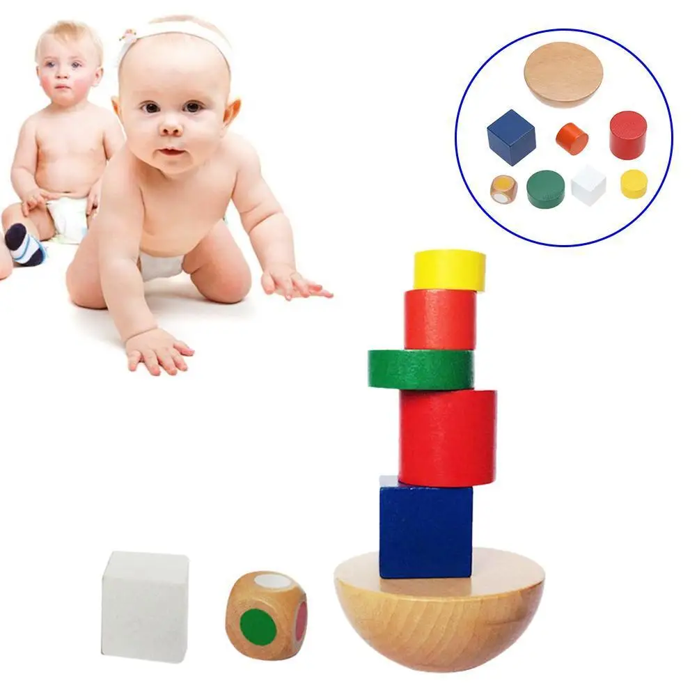 Rainbow Color Geometric Assembling Wood Stack Shape Blocks Balance Baby Toys Wooden Kids Training Building Educational M4X6 P7U7
Rainbow Color Geometric Assembling Wood Stack Shape Blocks Balance Baby Toys Wooden Kids Training Building Educational M4X6 P7U7