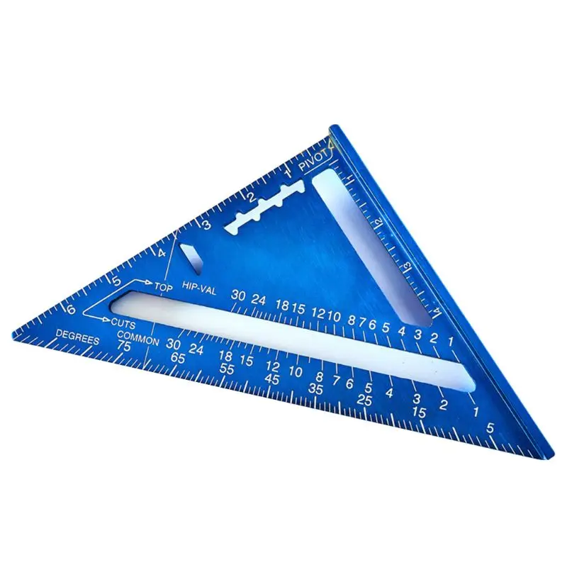 Angle Ruler 7 inch Aluminum Alloy Measuring Ruler Woodwork Triangle Protractor 6XDD
Angle Ruler 7 inch Aluminum Alloy Measuring Ruler Woodwork Triangle Protractor 6XDD