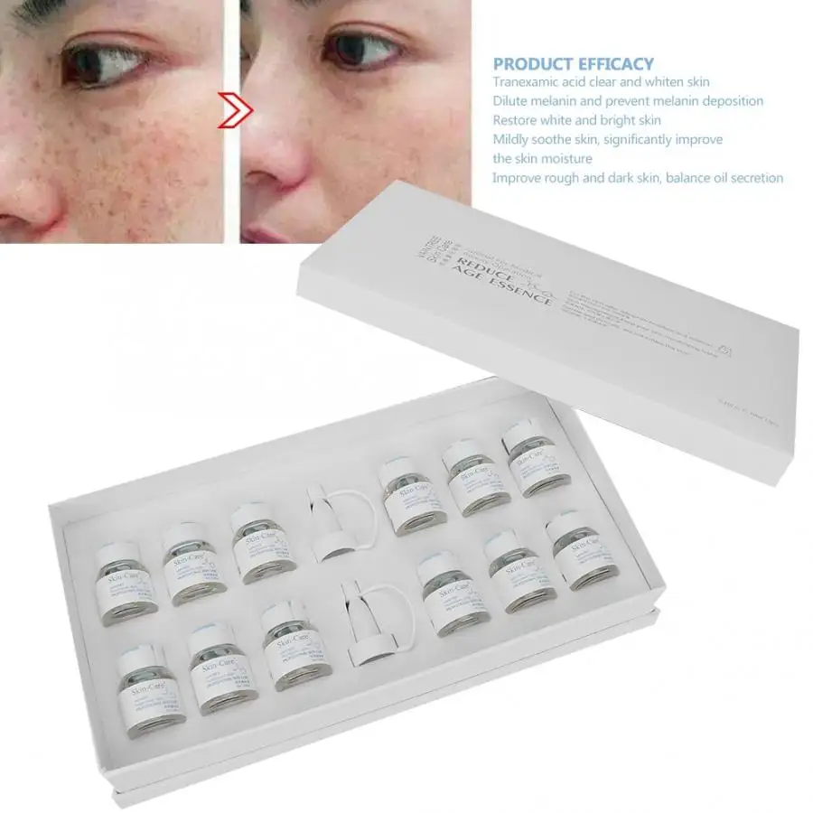 Tranexamic Acid Serum Moisturizing Brightening Skin Care Solution Liquid Set Moisturizing Essencial Serum 10ml x 12pcs
Tranexamic Acid Serum Moisturizing Brightening Skin Care Solution Liquid Set Moisturizing Essencial Serum 10ml x 12pcs