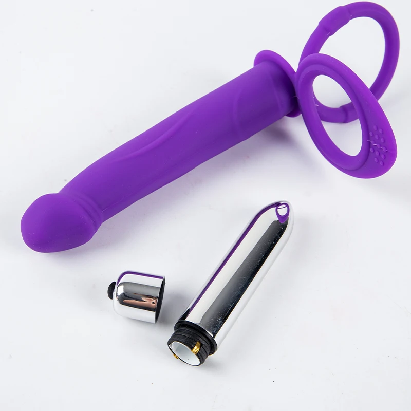 Анальный фалоимитатор-насадка Platinum Premium Silicone - The Double Dip 2, черная 108-12 BX DJ - Doc Johnson - Эрекционные кольца - Купить