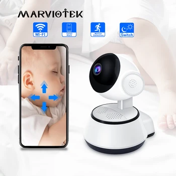 Home Security Auto Tracking IP Camera WiFi Wireless Mini Camera HD Video Surveillance Night Vision CCTV Camera Wifi Baby Monitor
Home Security Auto Tracking IP Camera WiFi Wireless Mini Camera HD Video Surveillance Night Vision CCTV Camera Wifi Baby Monitor