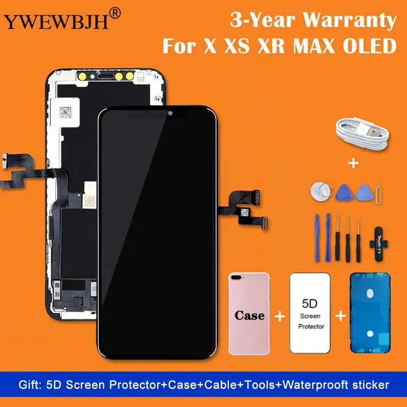 AAA+++ For iPhone X OLED With 3D LCD Touch Digitizer Assembly LCD Screen Replacement Display For iPhoneX LCD No Dead Pixel
AAA+++ For iPhone X OLED With 3D LCD Touch Digitizer Assembly LCD Screen Replacement Display For iPhoneX LCD No Dead Pixel