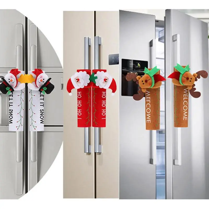 Cartoon Christmas Refrigerator Door Handle Cover Xmas New Year Decoration Christmas decoration for home 
Cartoon Christmas Refrigerator Door Handle Cover Xmas New Year Decoration Christmas decoration for home