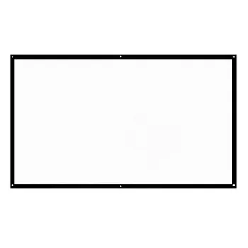 16:9 150" Projector Canvas Screen Home Movie Manual Pull Down Wall Mounted Projector Screen Outdoor Movie Screen
16:9 150" Projector Canvas Screen Home Movie Manual Pull Down Wall Mounted Projector Screen Outdoor Movie Screen