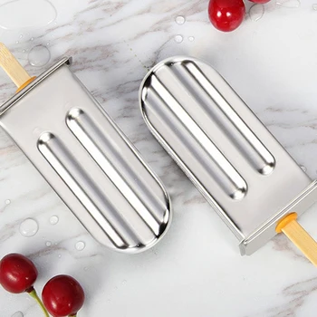 Frozen Stainless Steel sicle Molds Ice Cream Stick Holder 6 Molds Silver Home Diy Ice Cream Moulds Round Mould
Frozen Stainless Steel sicle Molds Ice Cream Stick Holder 6 Molds Silver Home Diy Ice Cream Moulds Round Mould
