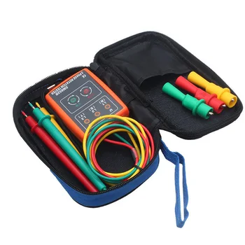 SM852B 3-Phase Sequence Rotation Tester LED Indicator Detector Checker Meter Set
SM852B 3-Phase Sequence Rotation Tester LED Indicator Detector Checker Meter Set