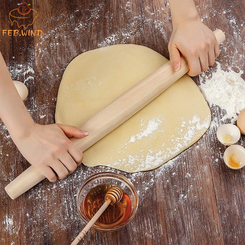 Parstry French Rolling Pin Wooden Dough Roller Cookie Dumpling/Tapered Rolling Pin For Baking/Pizza/Dough Pie 666
Parstry French Rolling Pin Wooden Dough Roller Cookie Dumpling/Tapered Rolling Pin For Baking/Pizza/Dough Pie 666