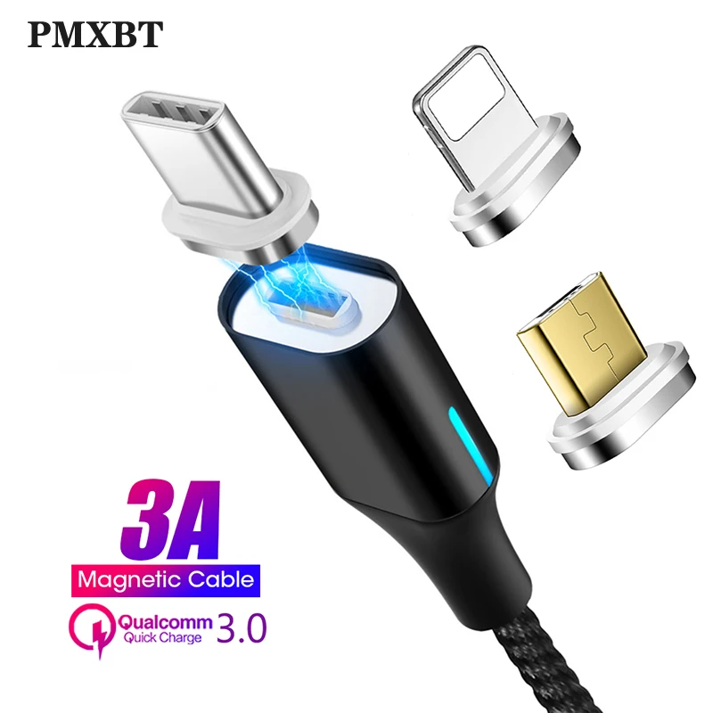 3A Magnetic Micro USB Cable LED Lighting For iPhone 7 Samsung Type C Android Phone Fast Charging Charger Adapter Wire With Plug
3A Magnetic Micro USB Cable LED Lighting For iPhone 7 Samsung Type C Android Phone Fast Charging Charger Adapter Wire With Plug