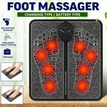 Electric EMS Foot Massager Physiotherapy Tens Massage Mat 6 Modes Massage Foot Acupuncture Points 9 Levels Intensitys Adjustable
Electric EMS Foot Massager Physiotherapy Tens Massage Mat 6 Modes Massage Foot Acupuncture Points 9 Levels Intensitys Adjustable