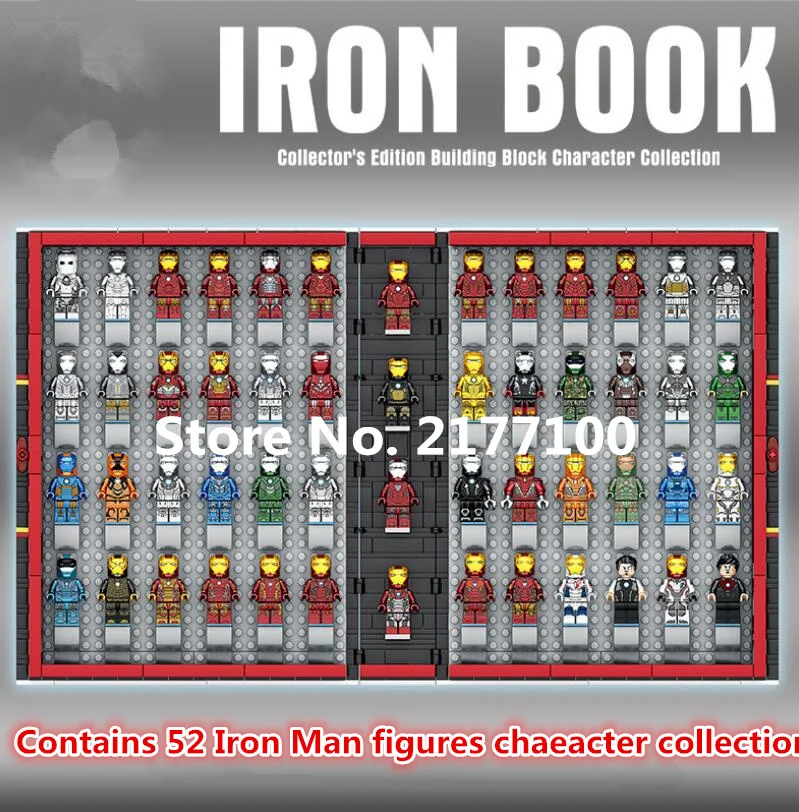 New Ideas series the Marvel Iron Man figures Memorial Manual building blocks sets Classic comics super heroes Toys for children
New Ideas series the Marvel Iron Man figures Memorial Manual building blocks sets Classic comics super heroes Toys for children