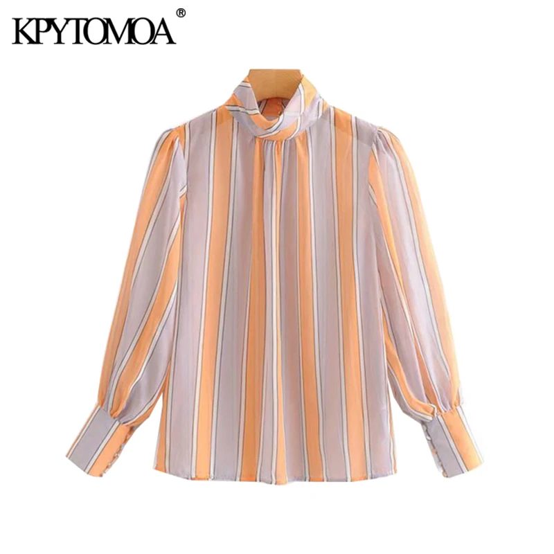 Vintage Elegant Office Wear Striped Blouses Women 2020 Fashion Stand Collar Long Sleeve Female Shirts Blusas Mujer Chic Tops
Vintage Elegant Office Wear Striped Blouses Women 2020 Fashion Stand Collar Long Sleeve Female Shirts Blusas Mujer Chic Tops
