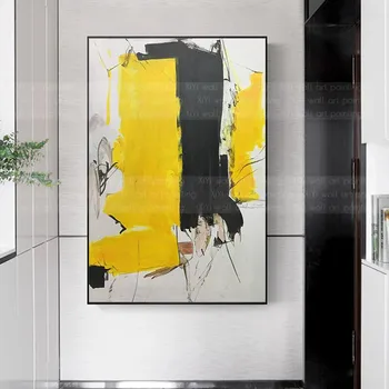 Abstract Wall art canvas paintings Yellow decoration wall art picture for living room home hallway wall decor acrylic quadro
Abstract Wall art canvas paintings Yellow decoration wall art picture for living room home hallway wall decor acrylic quadro