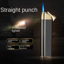 Plateau Straight Into The Lighter with Air Intake, Conventional Side Pressure Inflatable Windproof Lighter Smoking Accessories
Plateau Straight Into The Lighter with Air Intake, Conventional Side Pressure Inflatable Windproof Lighter Smoking Accessories