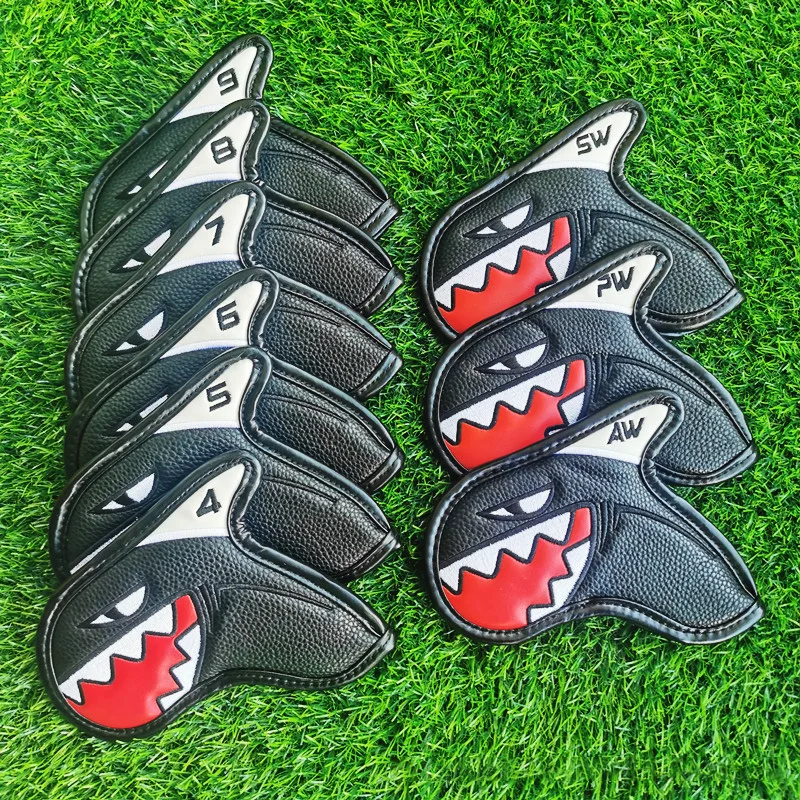 9Pcs Golf Iron Protection Cover Creative Shark PU Waterproof Club Protector Golf Sport Equipment Gear Replacement
9Pcs Golf Iron Protection Cover Creative Shark PU Waterproof Club Protector Golf Sport Equipment Gear Replacement
