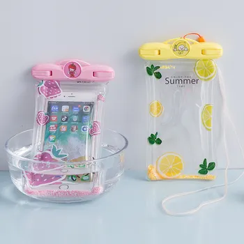 Universal Waterproof Phone Case Women Cartoon Fruit Airbag Quicksand Phone Bag Touch Screen Waterproof Cover Storage Bag Beach
Universal Waterproof Phone Case Women Cartoon Fruit Airbag Quicksand Phone Bag Touch Screen Waterproof Cover Storage Bag Beach