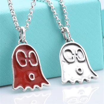 MINA BEAR Fashion 100% Sterling Silver 925 Vintage Necklace Jewelry Ghost Pendant Men and Women Couple Necklace Gift
MINA BEAR Fashion 100% Sterling Silver 925 Vintage Necklace Jewelry Ghost Pendant Men and Women Couple Necklace Gift