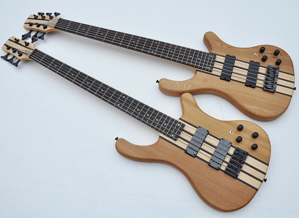 5/6 Strings Neck-thru-body Electric Bass Guitar with Rosewood Fretboard,Black Hardwares,24 Frets,Elm Body
5/6 Strings Neck-thru-body Electric Bass Guitar with Rosewood Fretboard,Black Hardwares,24 Frets,Elm Body
