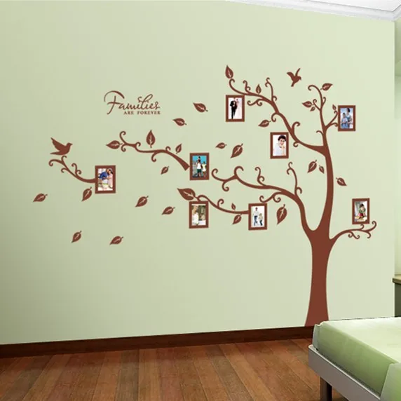 anime car decal Frame Trees Picture Living Room Tv Setting Decorative Decal Since The Glue Can Be Removed Landscape | Игрушки и хобби