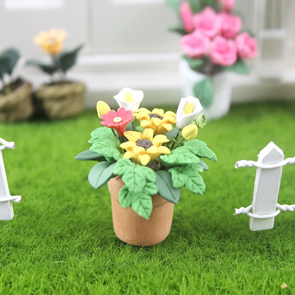 1:12 Miniature Flower Clay Dollhouse Fairy Garden Mini Plant Trees Ceramic Paint Furniture Bundles Artificial Flowers Tiny Plant
1:12 Miniature Flower Clay Dollhouse Fairy Garden Mini Plant Trees Ceramic Paint Furniture Bundles Artificial Flowers Tiny Plant