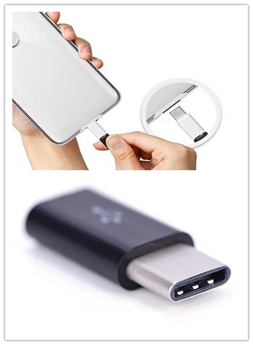 1 шт. мини USB-C к Micro USB адаптер соответствует всем техническим стандартам для samsung htc
