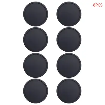 8 Pcs Round Black Thicken Glass Coasters Durable Silicone Pad for Drinks Cups Bar Glass Table Desktop Decorations Placemat Acces
8 Pcs Round Black Thicken Glass Coasters Durable Silicone Pad for Drinks Cups Bar Glass Table Desktop Decorations Placemat Acces