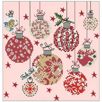 100% cotton threads Christmas ball Patterns Counted Cross Stitch 11CT 14CT DIY Cross Stitch Kits Embroidery Needlework Sets
100% cotton threads Christmas ball Patterns Counted Cross Stitch 11CT 14CT DIY Cross Stitch Kits Embroidery Needlework Sets
