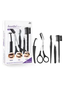 Eyebrow Grooming Kit Razor Brush Scissors Tweezers Set Makeup Tool for Women High quality Intelligent design quick delivery
Eyebrow Grooming Kit Razor Brush Scissors Tweezers Set Makeup Tool for Women High quality Intelligent design quick delivery