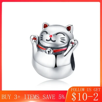 Hot Sale 100% Real 925 Sterling Silver Lucky Cat Charm Bead Fit Original Design Bracelets Dangle DIY Jewelry Making 1178
Hot Sale 100% Real 925 Sterling Silver Lucky Cat Charm Bead Fit Original Design Bracelets Dangle DIY Jewelry Making 1178