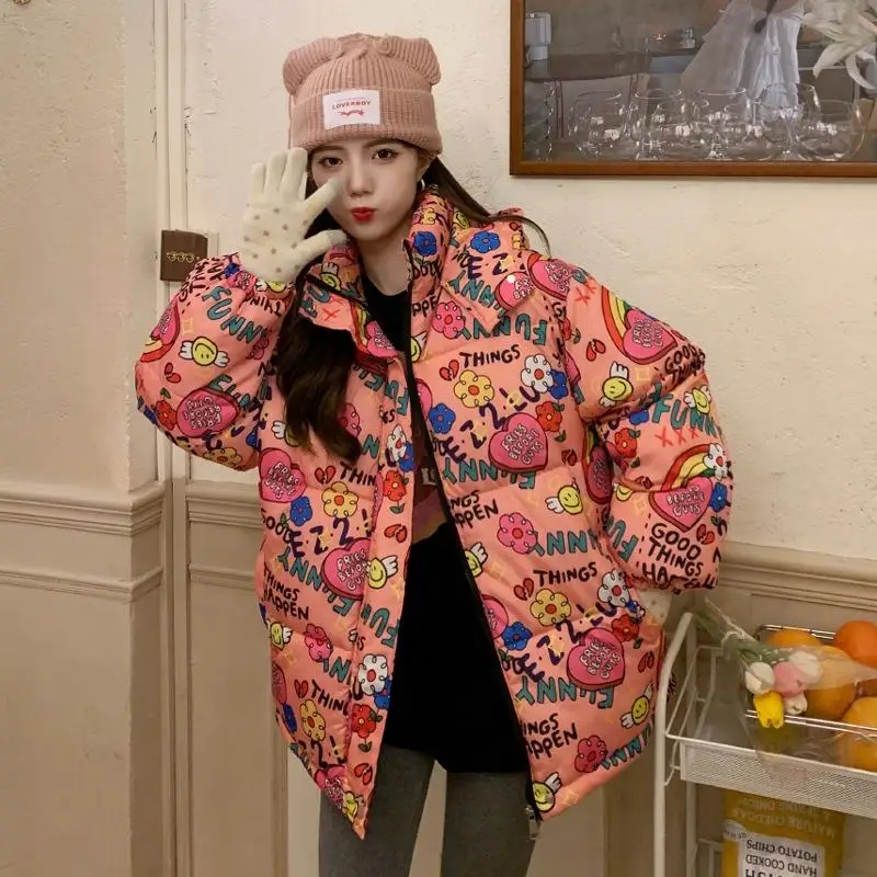Dropshipping Winter Loose Bread Clothes Women's Casual Slim-fitting Cotton-padded Jacket
Dropshipping Winter Loose Bread Clothes Women's Casual Slim-fitting Cotton-padded Jacket