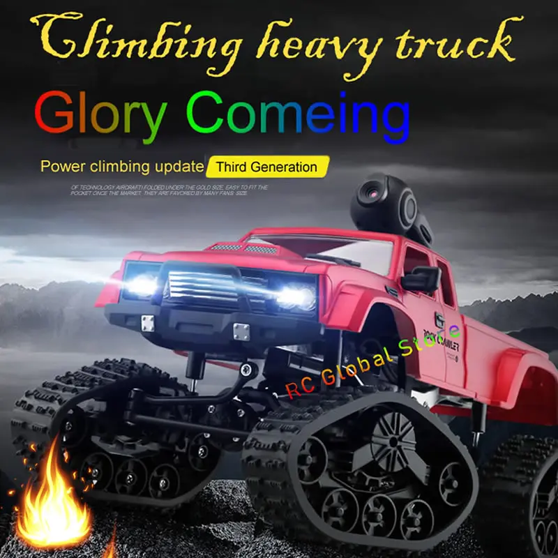 RC Car 1:16 Remote Control High Speed Truck Heavy Off-Road Vehicle Camera Toys for Children
RC Car 1:16 Remote Control High Speed Truck Heavy Off-Road Vehicle Camera Toys for Children