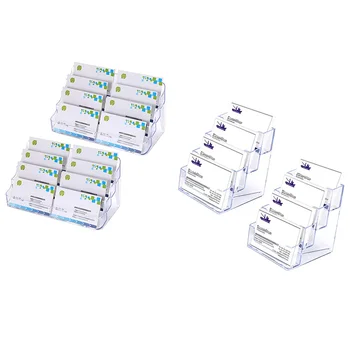 2Pcs Plastic Business Card Holder Stand Clear Desktop Countertop Index Card Filing Display
2Pcs Plastic Business Card Holder Stand Clear Desktop Countertop Index Card Filing Display