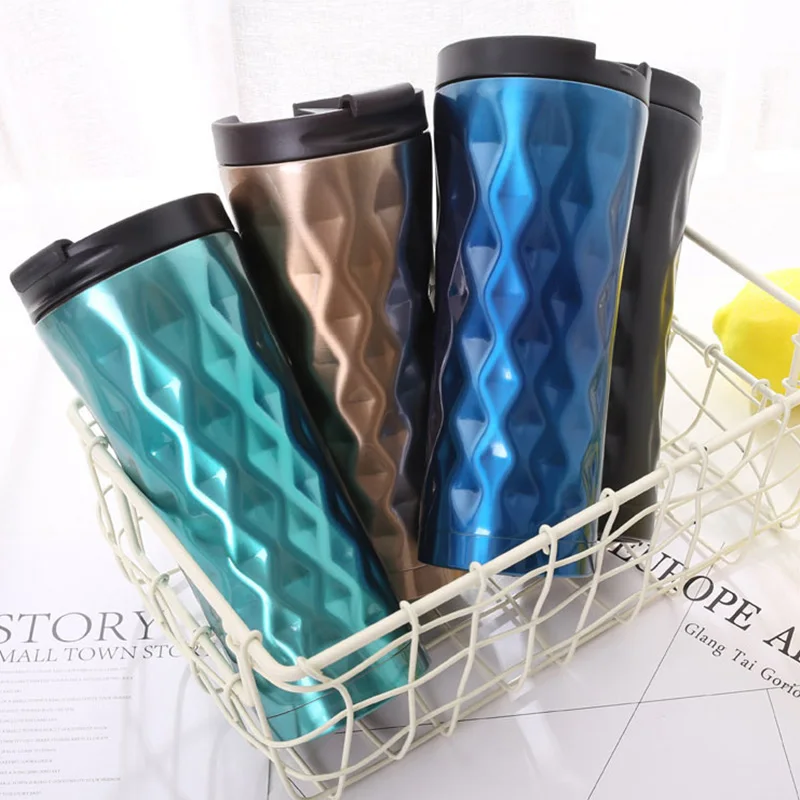 

Fashion Stainless Steel Vacuum Flasks Thermos Cup Insulation Water Bottle Coffee Tea Outdoor Thermoses 500ML