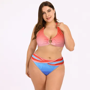 2020 Summer Sexy Women Gradient Print Bathing Suit Swimwear Halter Push Up Padded Swimsuit Two Piece Beachwear Ladies Bikini Set
2020 Summer Sexy Women Gradient Print Bathing Suit Swimwear Halter Push Up Padded Swimsuit Two Piece Beachwear Ladies Bikini Set