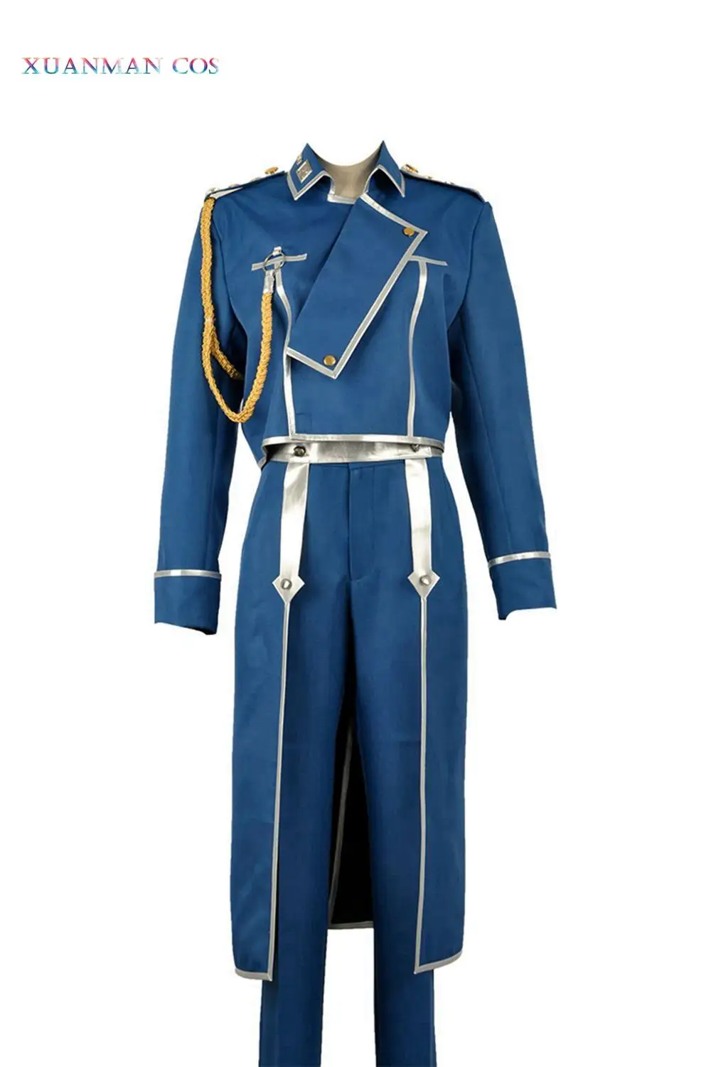 

Fullmetal Alchemist Cosplay Costume Colonel Roy Mustang Jacket Military Uniform Cosplay Lieutenant Riza Hawkeye Halloween Suit