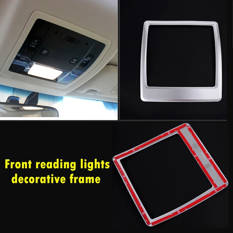 ABS Silver Car Front and Rear Reading Light Decorative Frame Car Interior Decoration Supplies for Lexus NX300 NX200
ABS Silver Car Front and Rear Reading Light Decorative Frame Car Interior Decoration Supplies for Lexus NX300 NX200