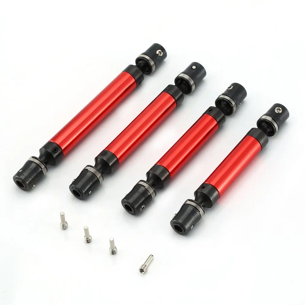 Metal Drive Shaft for 1/10 RC Crawler Car Traxxas TRX4 Axial SCX GMADE RC4WD RC Car Accessories Black Red
Metal Drive Shaft for 1/10 RC Crawler Car Traxxas TRX4 Axial SCX GMADE RC4WD RC Car Accessories Black Red