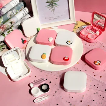 Cute Girl Fruit Contact Lens Case Box With Mirror Women Mini Square Lovely Eyes Contact Lens Container Box Bag Travel Kit
Cute Girl Fruit Contact Lens Case Box With Mirror Women Mini Square Lovely Eyes Contact Lens Container Box Bag Travel Kit